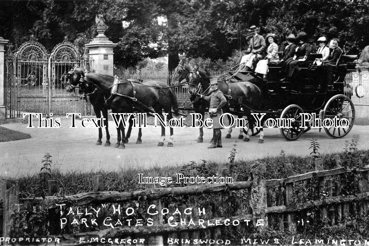 WA 607 - Tally Ho Coach, Park Gates, Charlecote, Warwickshire