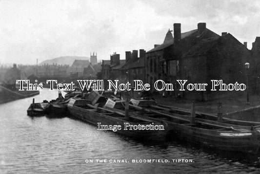 WA 608 - The Canal At Bloomfield, Tipton, West Midlands, Warwickshire