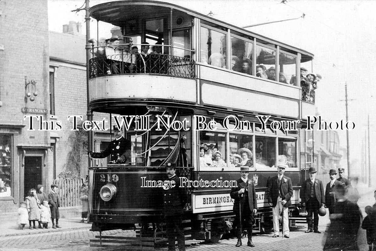 WA 65 - Birmingham Corporation Tram, Great Francis Street, Warwickshire