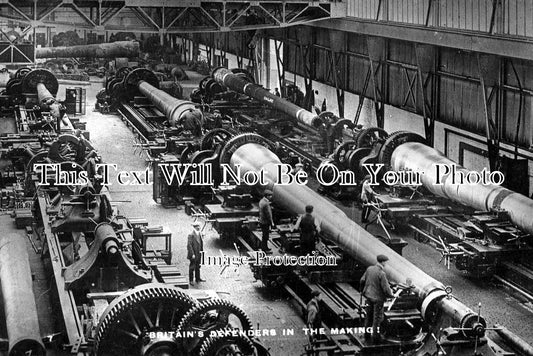 WA 662 - Royal Ordnance Works, 15' Gun Barrels, Coventry, Warwickshire c1915