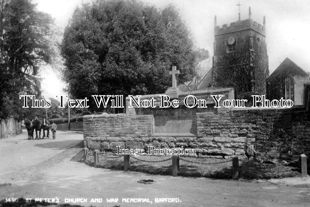 WA 693 - St Peters Church & War Memorial, Barford, Warwickshire