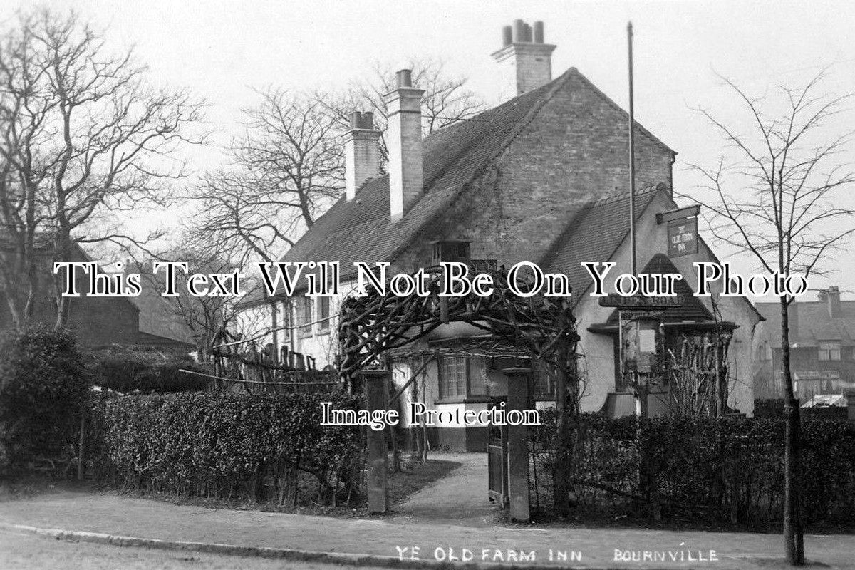 WA 718 - Ye Old Farm Inn, Bournville, Birmingham, Warwickshire c1911