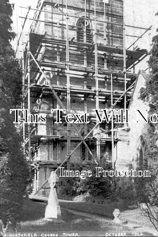 WA 73 - Northfield Church Tower, Birmingham, Warwickshire c1924