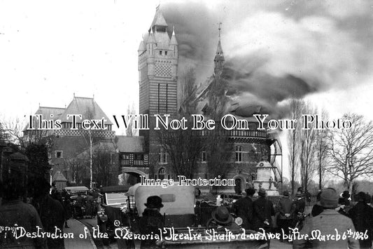 WA 762 - Stratford Upon Avon Theatre Fire, Warwickshire