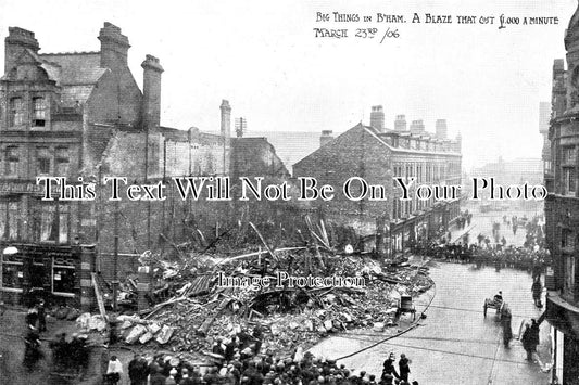 WA 786 - Birmingham Fire Disaster, Warwickshire 1906