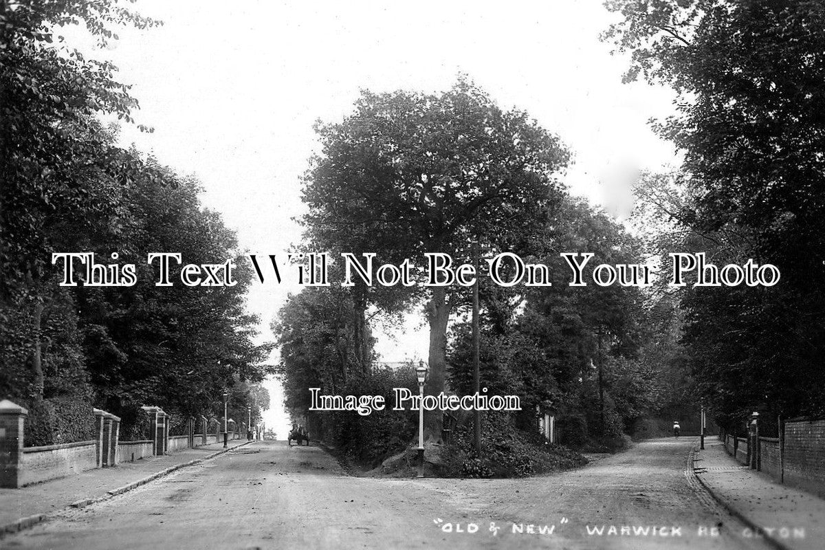 WA 800 - Old & New Warwick Road, Olton, Birmingham, Warwickshire c1915