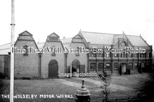 WA 821 - Wolseley Motor Works Factory, Birmingham, Warwickshire c1909