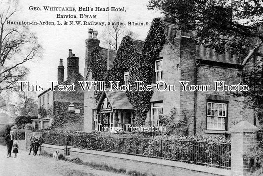 WA 85 - Bulls Head Hotel, Barston, Solihull, Birmingham, Warwickshire c1910