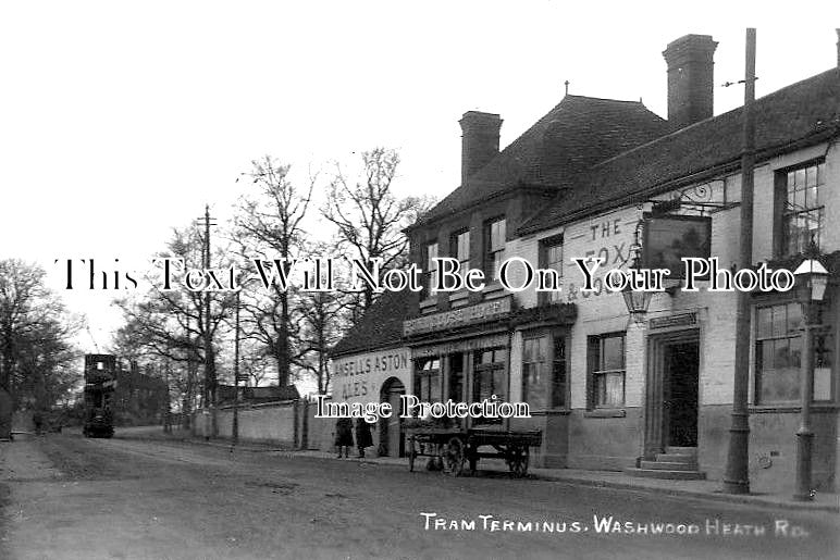 WA 888 - Washwood Heath Road Tram Terminus, Birmingham, Warwickshire