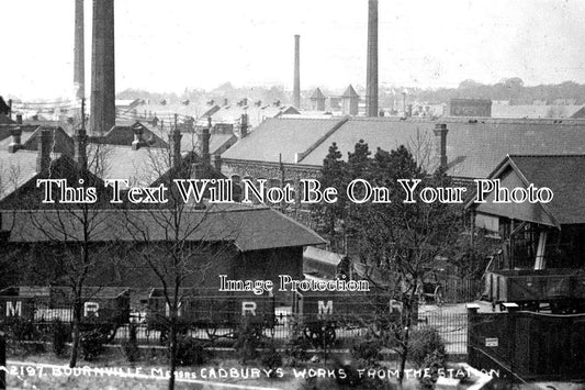 WA 897 - Cadbury Works From The Station, Bournville, Birmingham, Warwickshire c1911