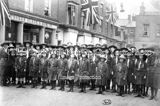 WA 898 - 1st Shipston On Stour Girl Guides Brownies, Peace Celebrations, Warwickshire 1919