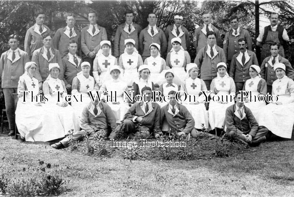 WA 904 - Hill House Hospital Staff, Warwickshire c1916