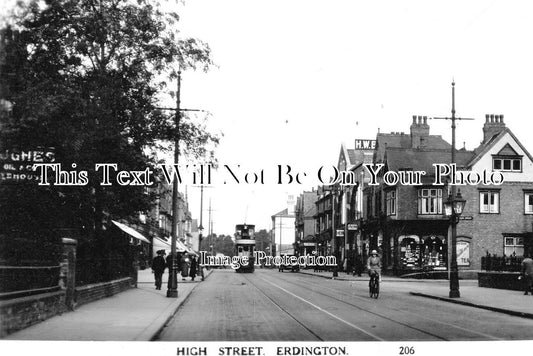 WA 951 - High Street, Erdington, Birmingham, Warwickshire c1938