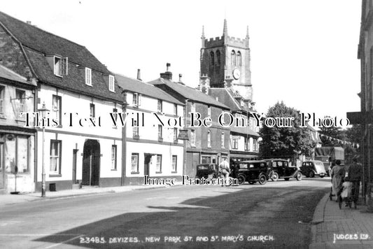 WI 1016 - New Park & St Marys Church, Devizes, Wiltshire