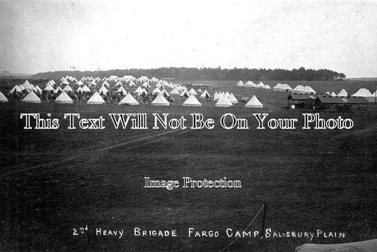 WI 1034 - 2nd Heavy Brigade, Fargo Camp, Salisbury Plain, Wiltshire