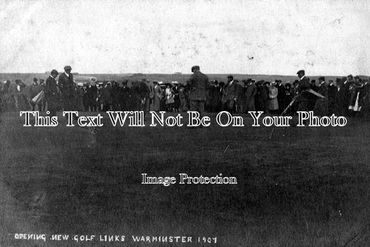 WI 106 - Warminster Golf Club Links, Opening Match, Wiltshire 1907