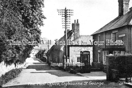 WI 1068 - Post Office, Ogbourne St George, Wiltshire c1915