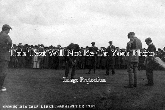 WI 107 - Warminster Golf Club Links, Opening Match, Wiltshire 1907