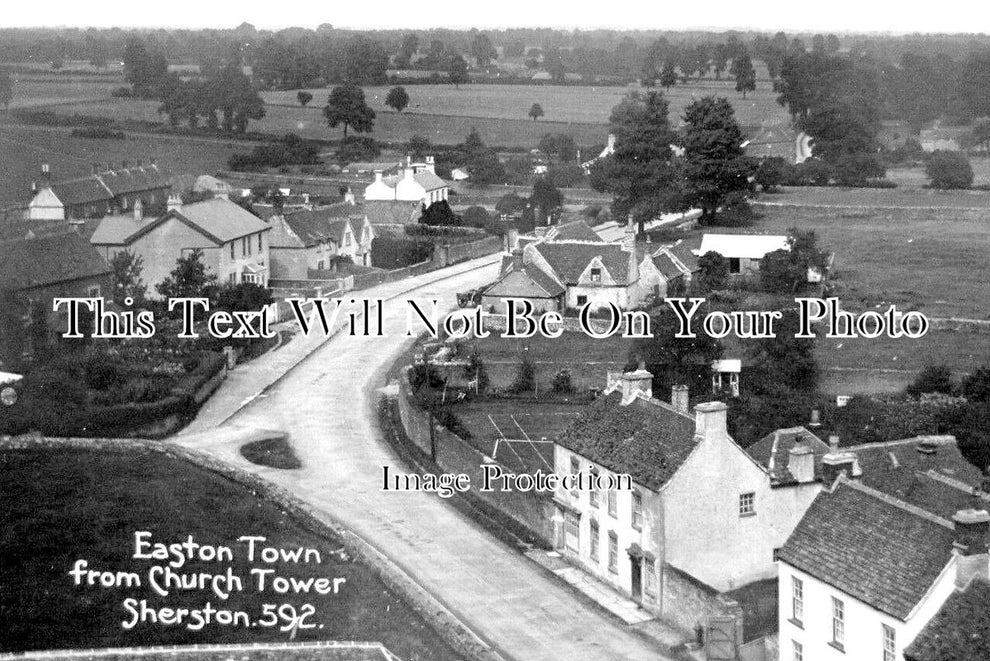 WI 1082 - Easton Town From Church Tower, Sherston, Wiltshire – JB Archive