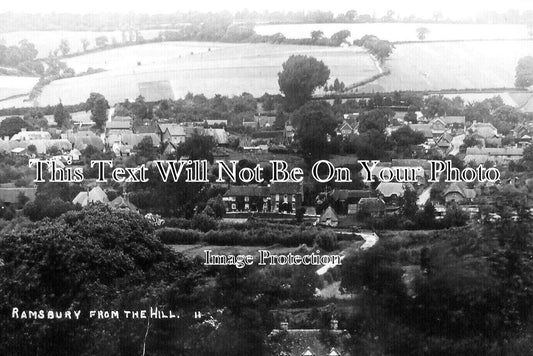 WI 1091 - Ramsbury From The Hill, Wiltshire c1915