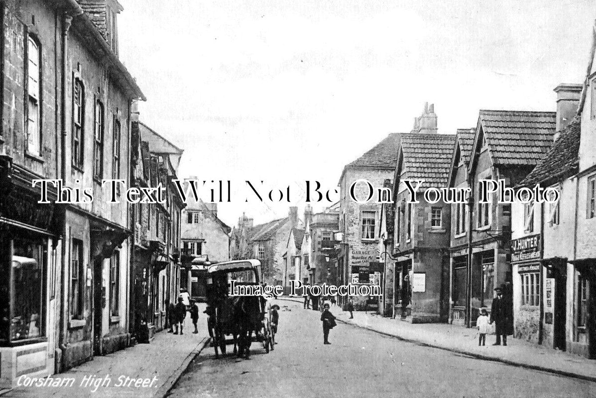 WI 1108 - High Street, Corsham, Wiltshire c1935