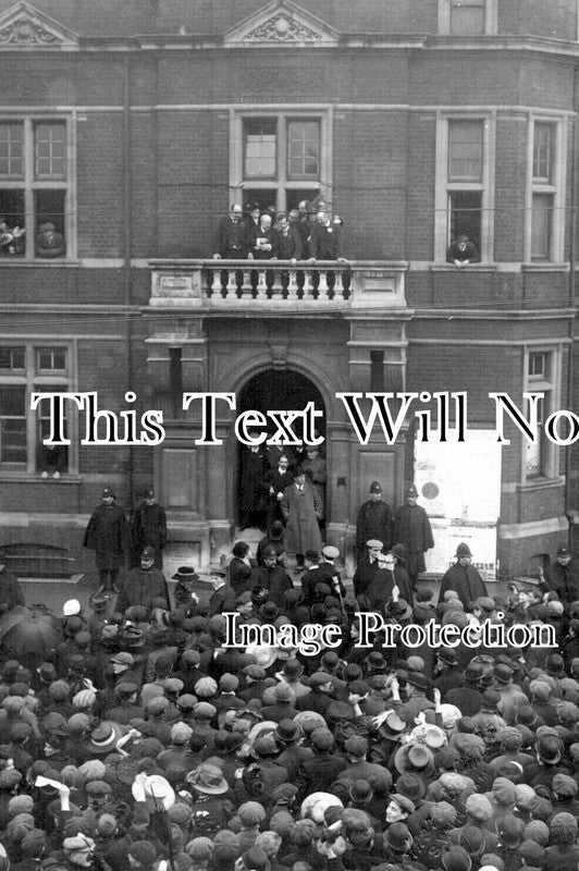 WI 1149 - Declaration Of Poll, Swindon, Wiltshire c1910