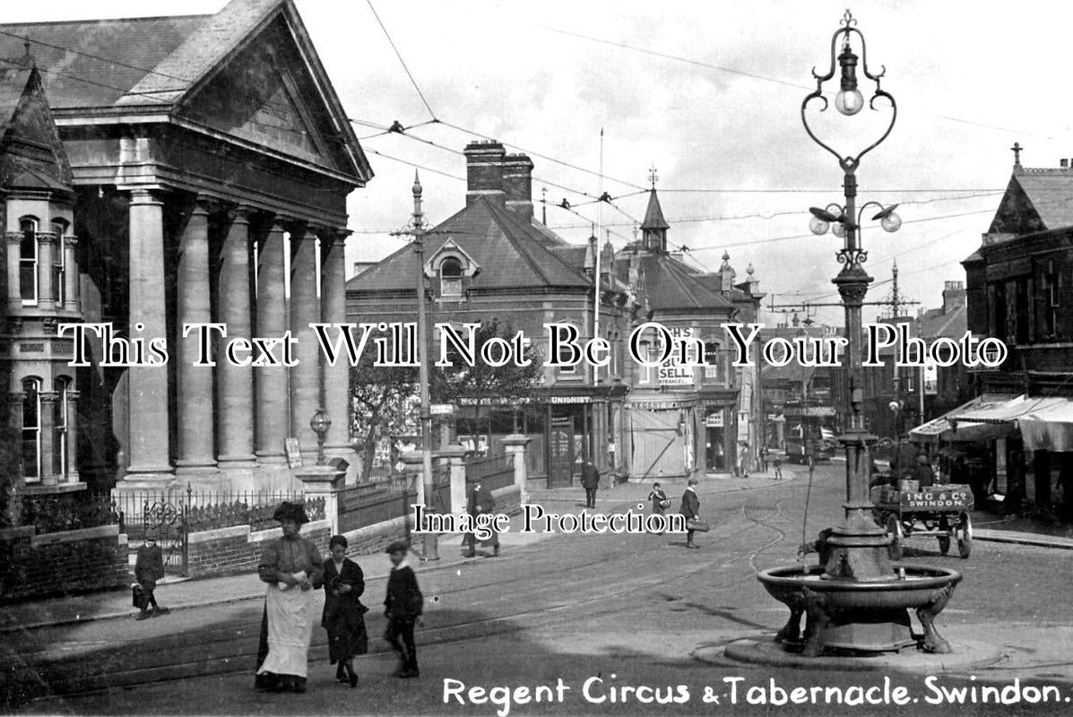 WI 1154 - Regent Circus & Tabernacle, Swindon, Wiltshire