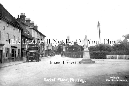 WI 1162 - Market Place, Pewsey, Wiltshire c1920