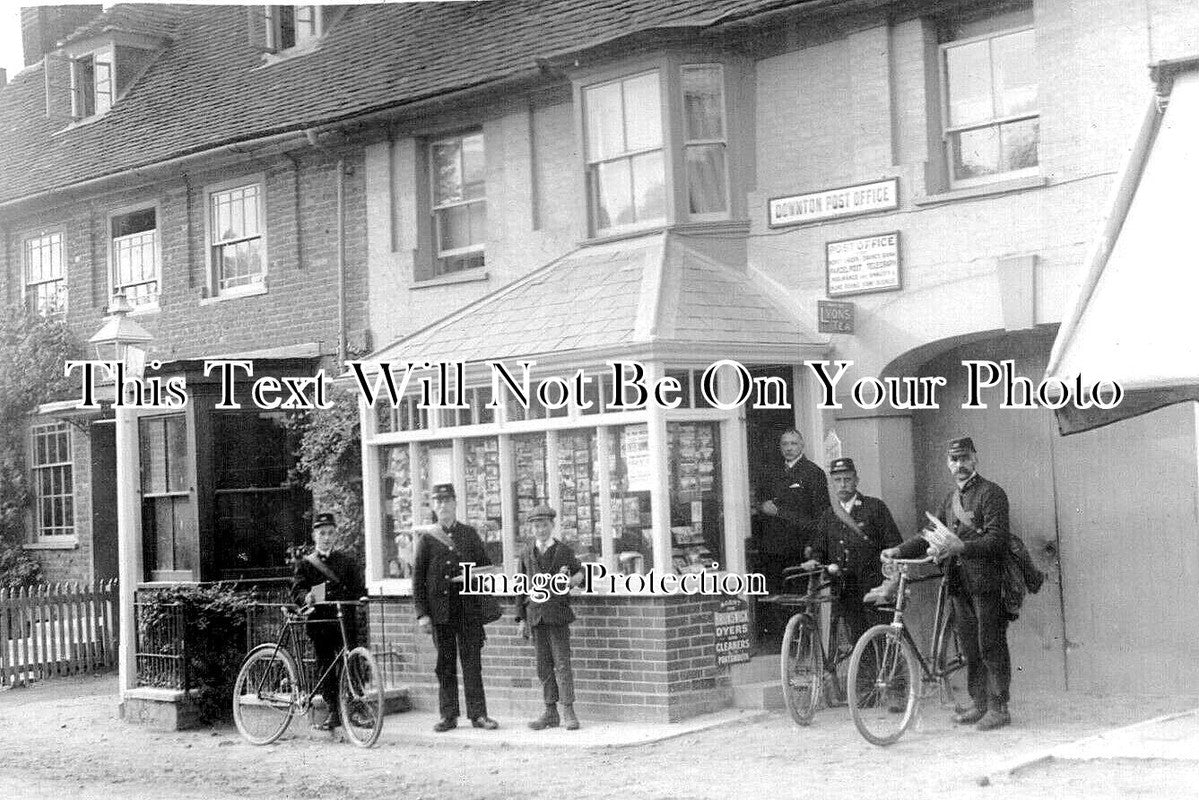 WI 1167 - Downton Post Office, Wiltshire c1912