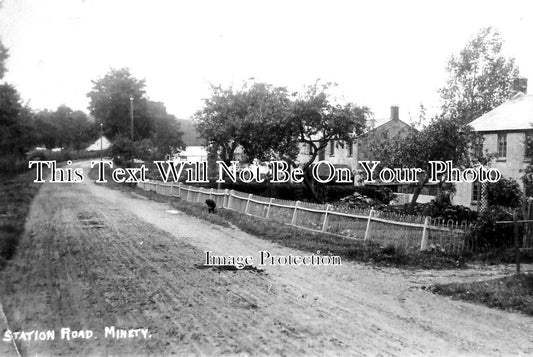 WI 1196 - Station Road, Minety, Malmesbury, Wiltshire c1910