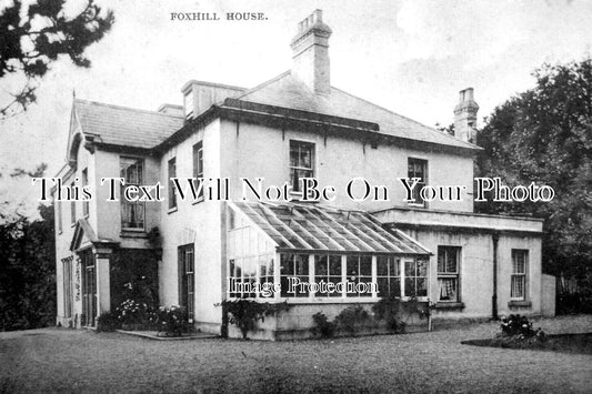 WI 1233 - Foxhill House, Swindon, Wiltshire c1913