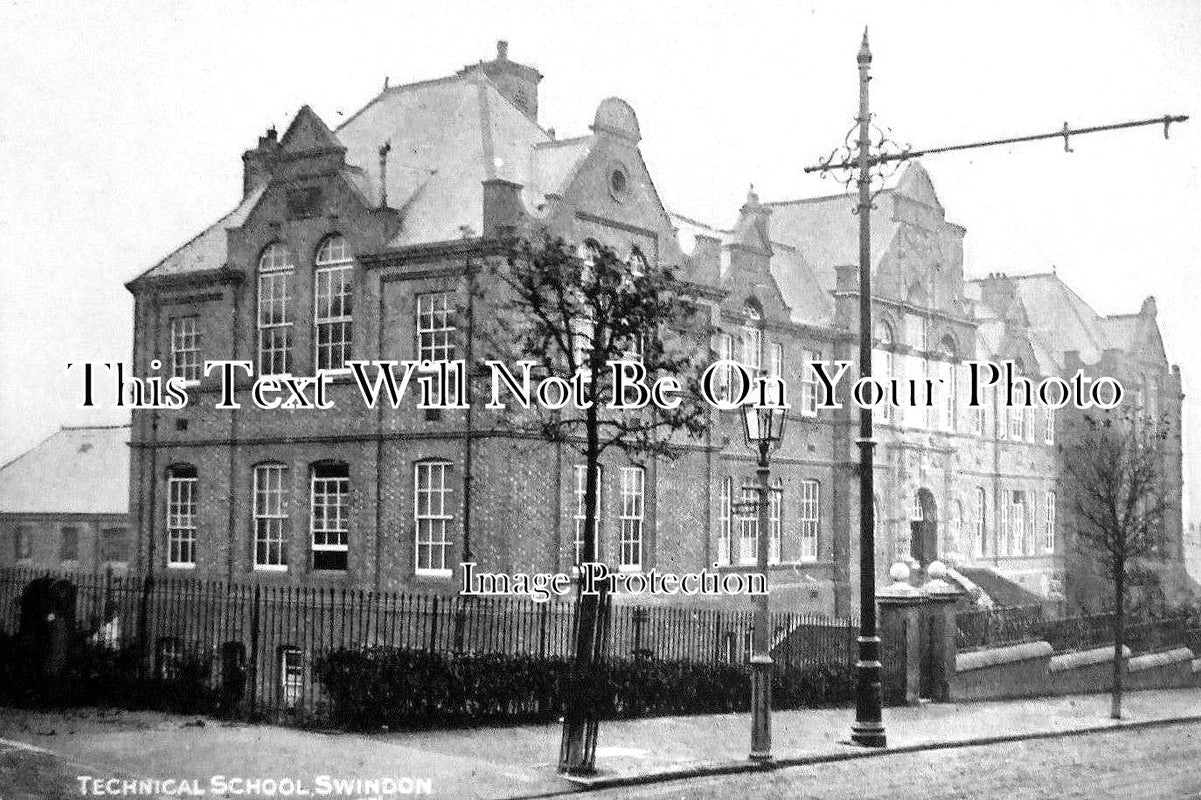 WI 1255 - Technical School, Swindon, Wiltshire c1905