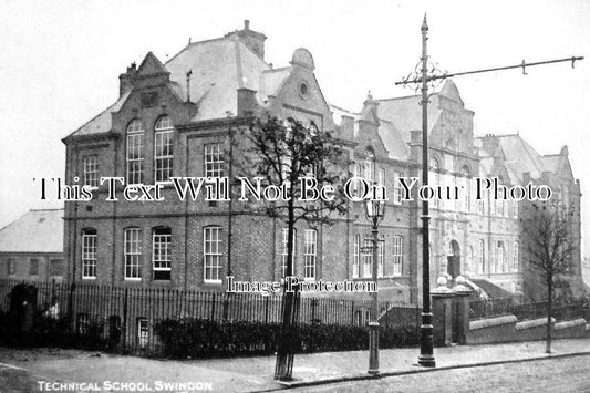 WI 1255 - Technical School, Swindon, Wiltshire c1905