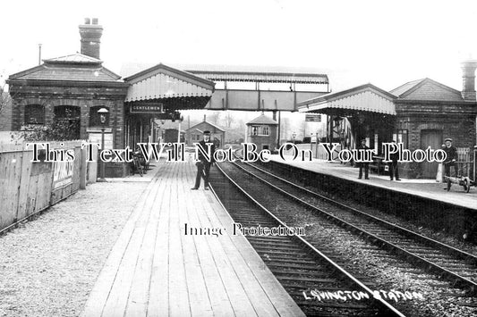 WI 1279 - Market Lavington Railway Station, Wiltshire c1913