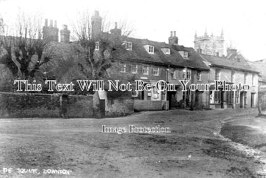 WI 1290 - The Square, Downton, Wiltshire c1906