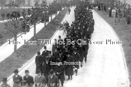 WI 1304 - Funeral Of Earl Of Pembroke, Salisbury, Wiltshire 1913