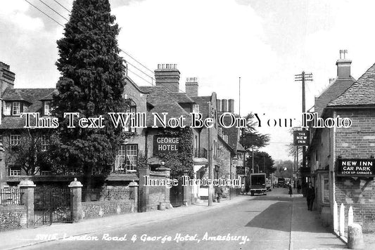 WI 1325 - London Road & George Hotel, Amesbury, Wiltshire