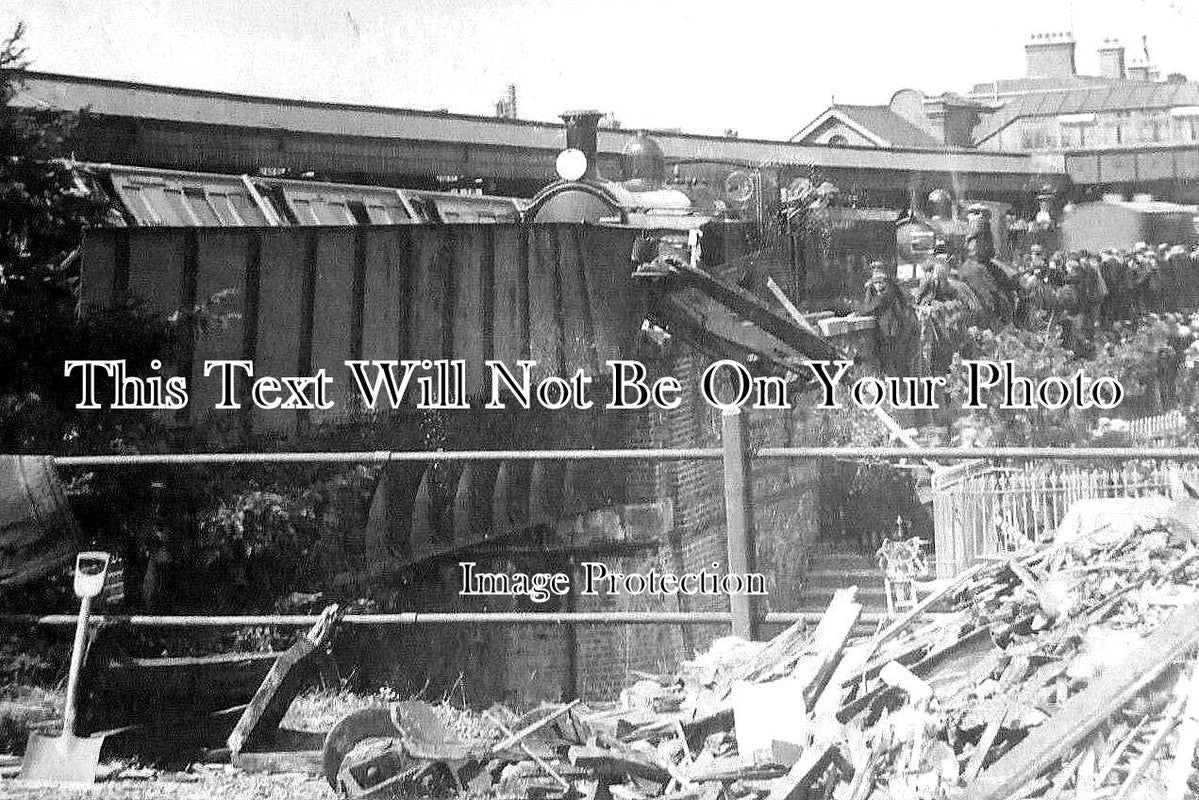 WI 1331 - Salisbury Train Crash Railway Accident, Wiltshire 1906