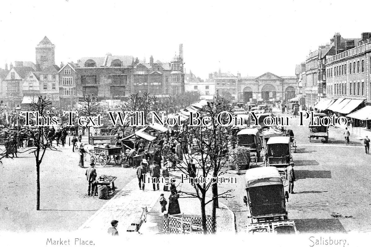WI 1336 - Market Place, Salisbury, Wiltshire