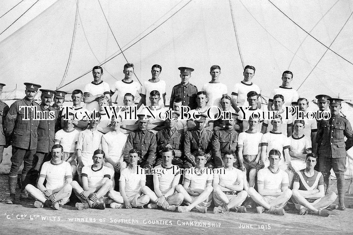WI 1345 - C Coy, 6th Wiltshire Regiment Champions 1915 WW1
