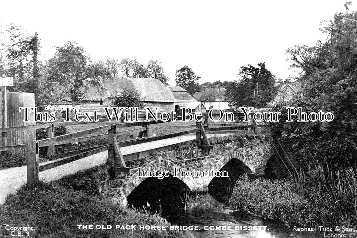 WI 1350 - The Old Pack Horse Bridge, Combe Bissett, Wiltshire c1939