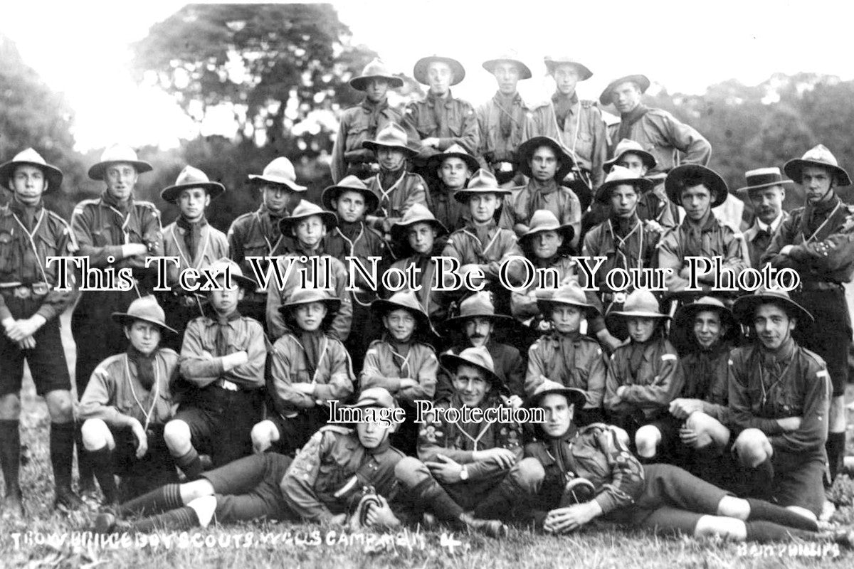 WI 1432 - Trowbridge Boy Scouts, Wells Camp, Wiltshire 1916