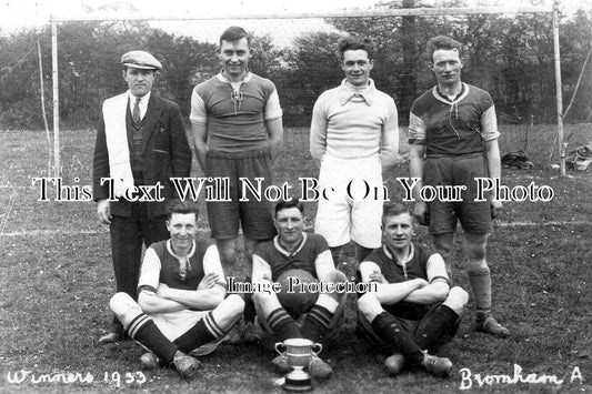 WI 1462 - Bromham Football Club Winners, Wiltshire 1933