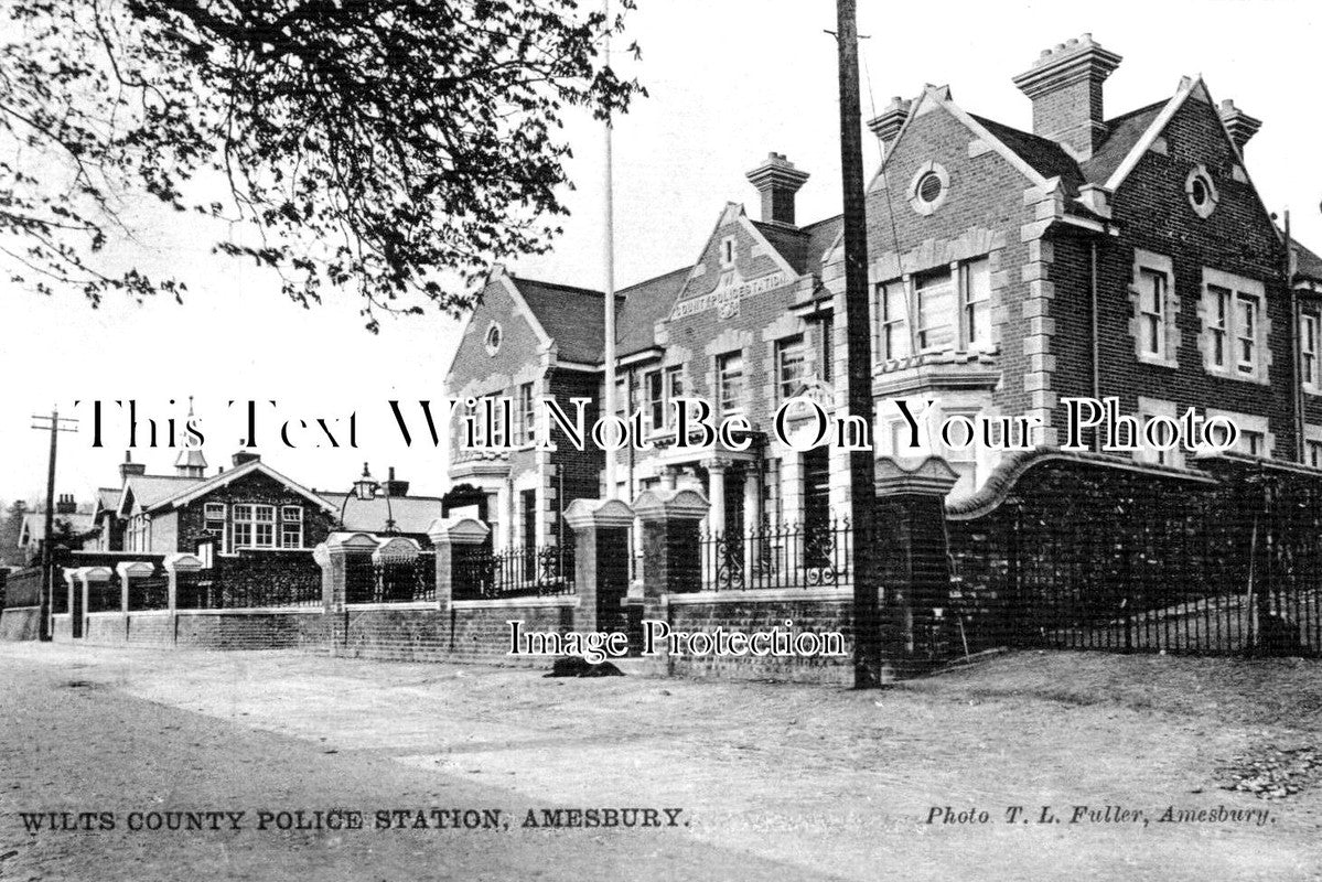 WI 1468 - Wilts County Police Station, Amesbury, Wiltshire