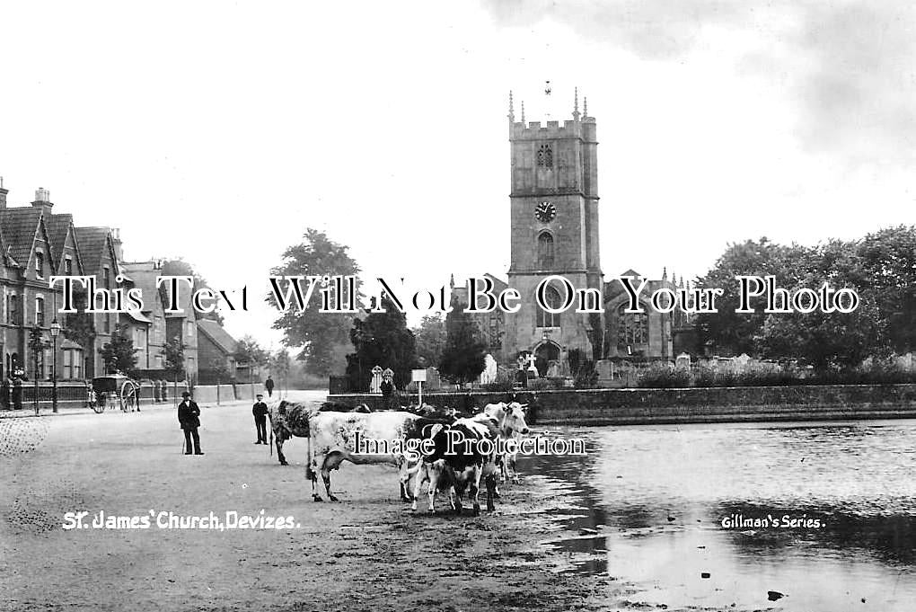 WI 1521 - St James Church, Devizes, Wiltshire c1910