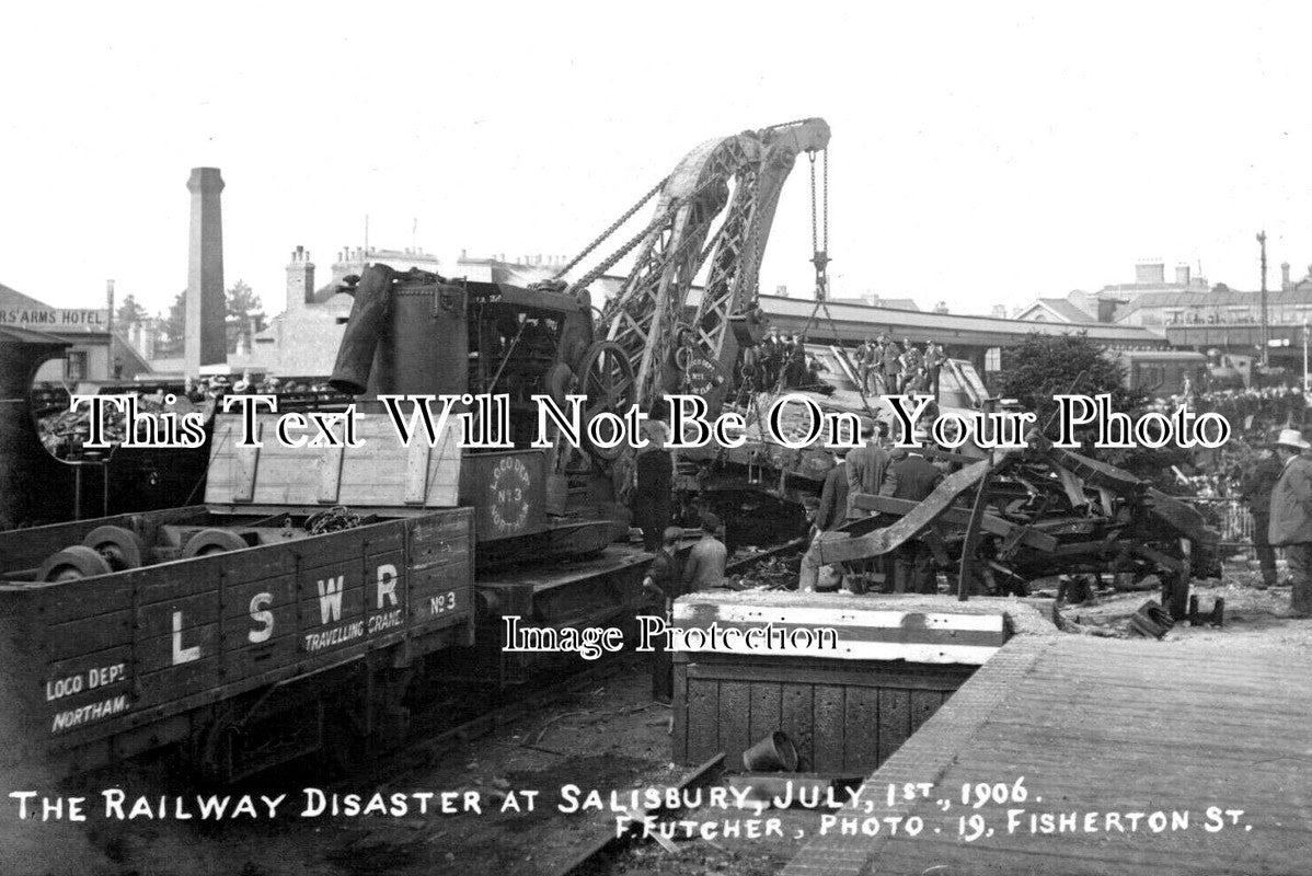 WI 1525 - Salisbury Railway Station Disaster, Wiltshire 1906