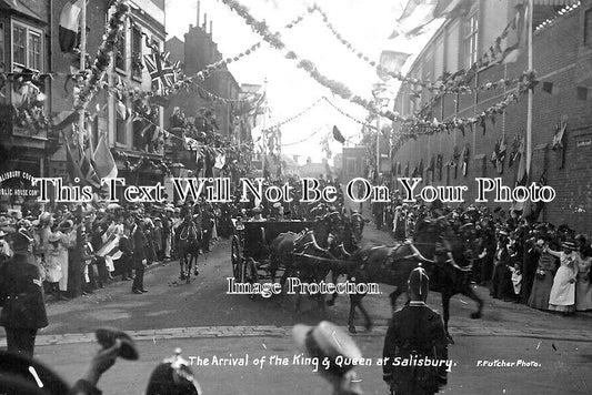 WI 1554 - Royal Visit To Salisbury, Wiltshire