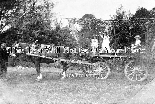 WI 1572 - May Day Carnival Horse & Cart, Marlborough, Wiltshire