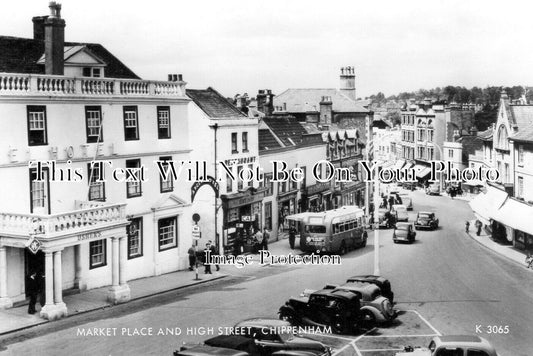 WI 1598 - Market Place & High Street, Chippenham, Wiltshire