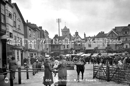 WI 1620 - Market Square, Salisbury, Wiltshire